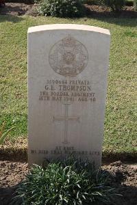 Ismailia War Memorial Cemetery - Thompson, George Ernest